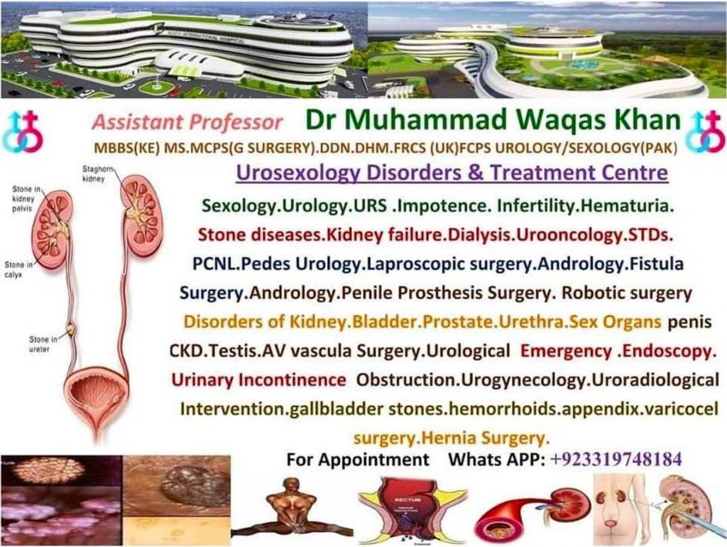 Best Urologist, Sexologist, Andrologist & Infertility Consultant in Pakistan